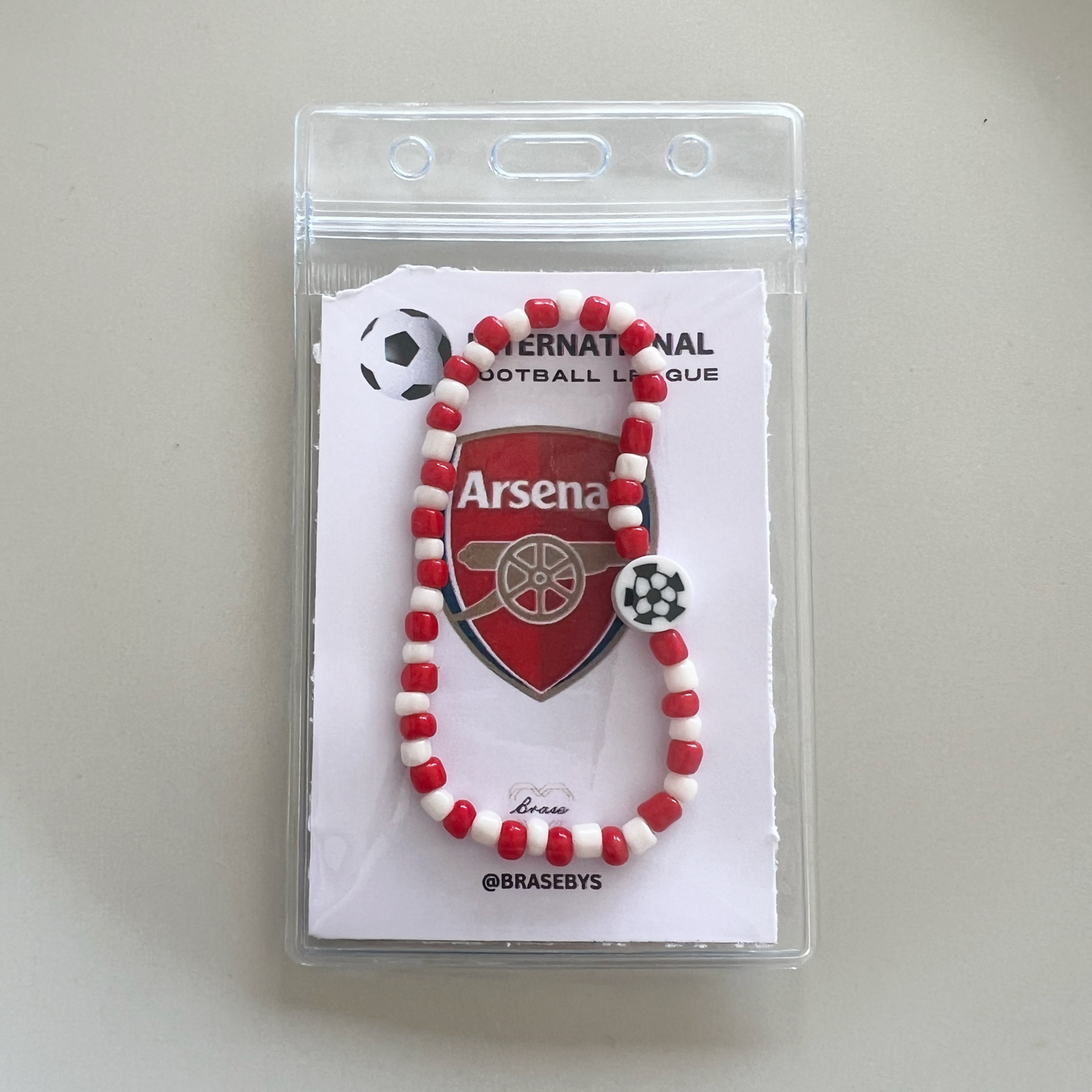 Arsenal Football Bracelet