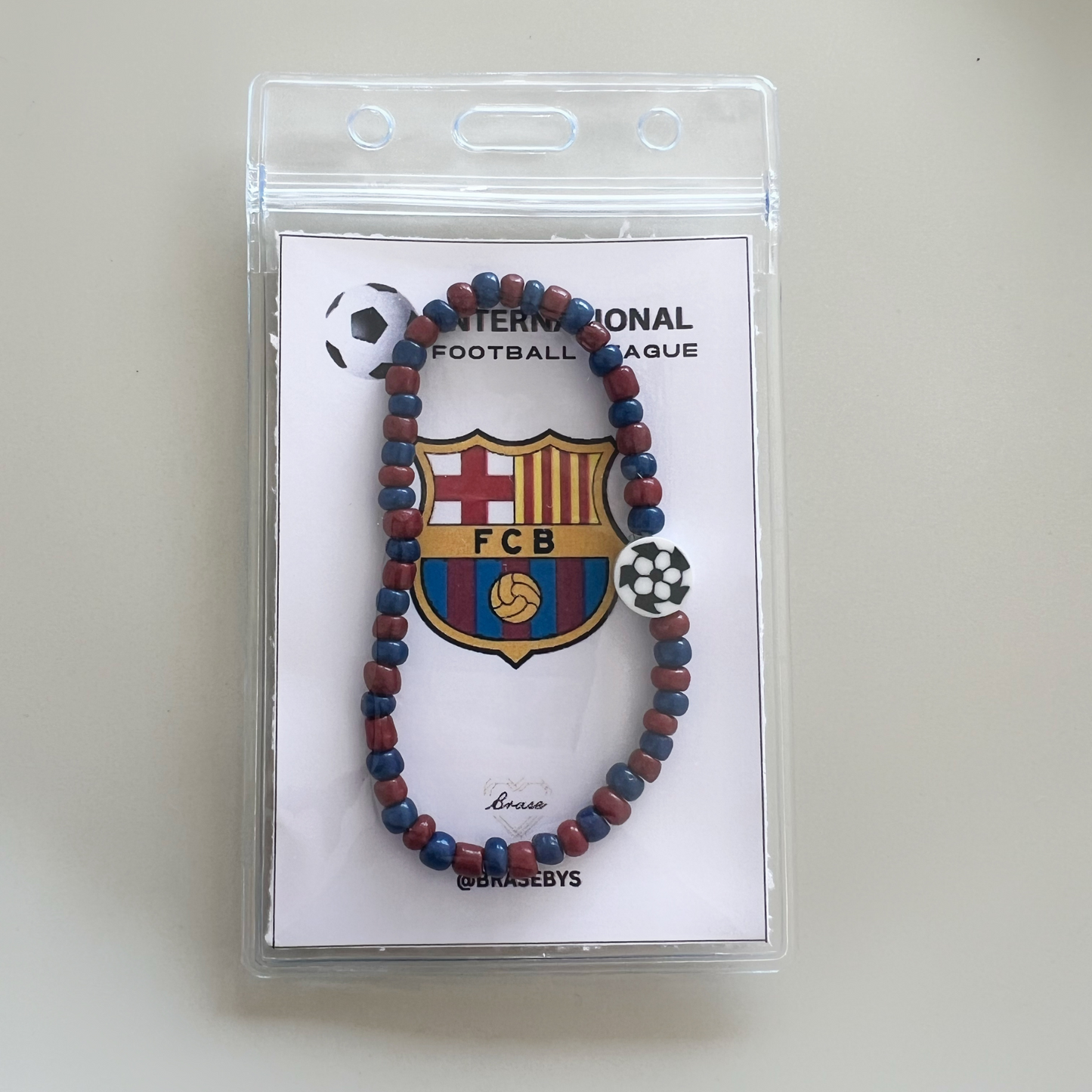 FCB Football Bracelet