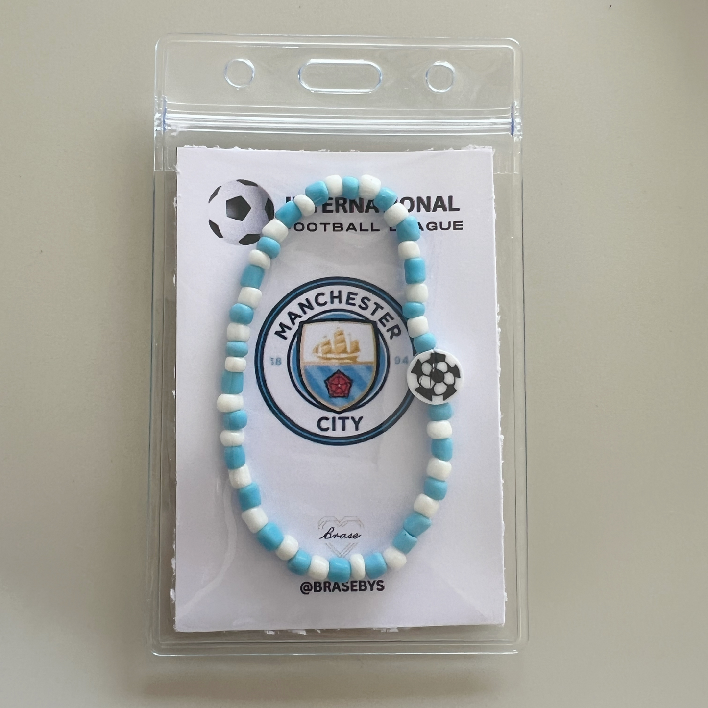 Manchester City Football Bracelet