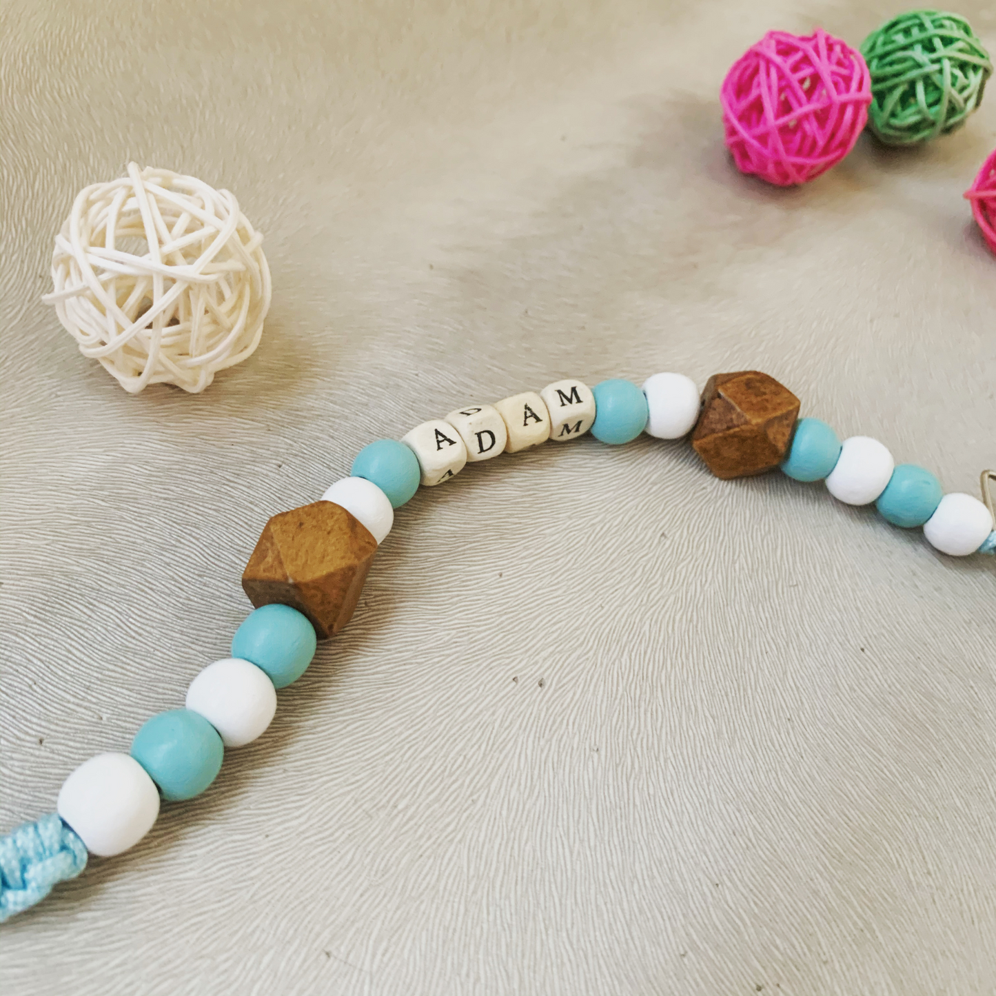 Personalized Pacifier Strap