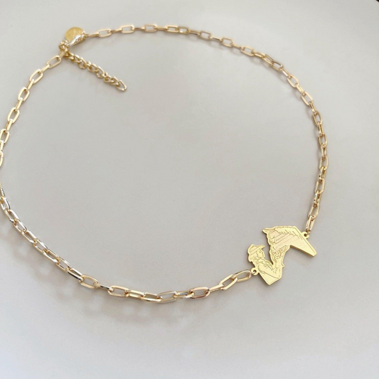 “The Equestrian” Necklace