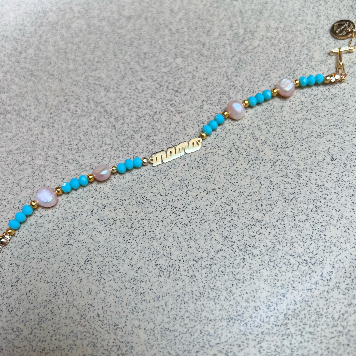 Beaded “mama” bracelet